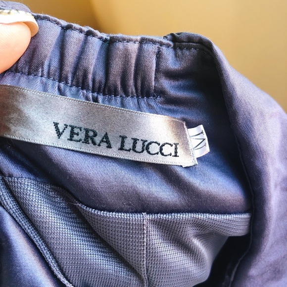 Vera Lucci Rusched Side Cocktail Dress - Picture 4 of 4